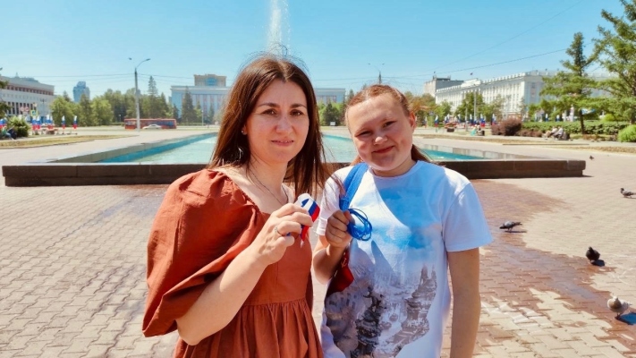 Волонтеры Победы Алтайского края отметили День России